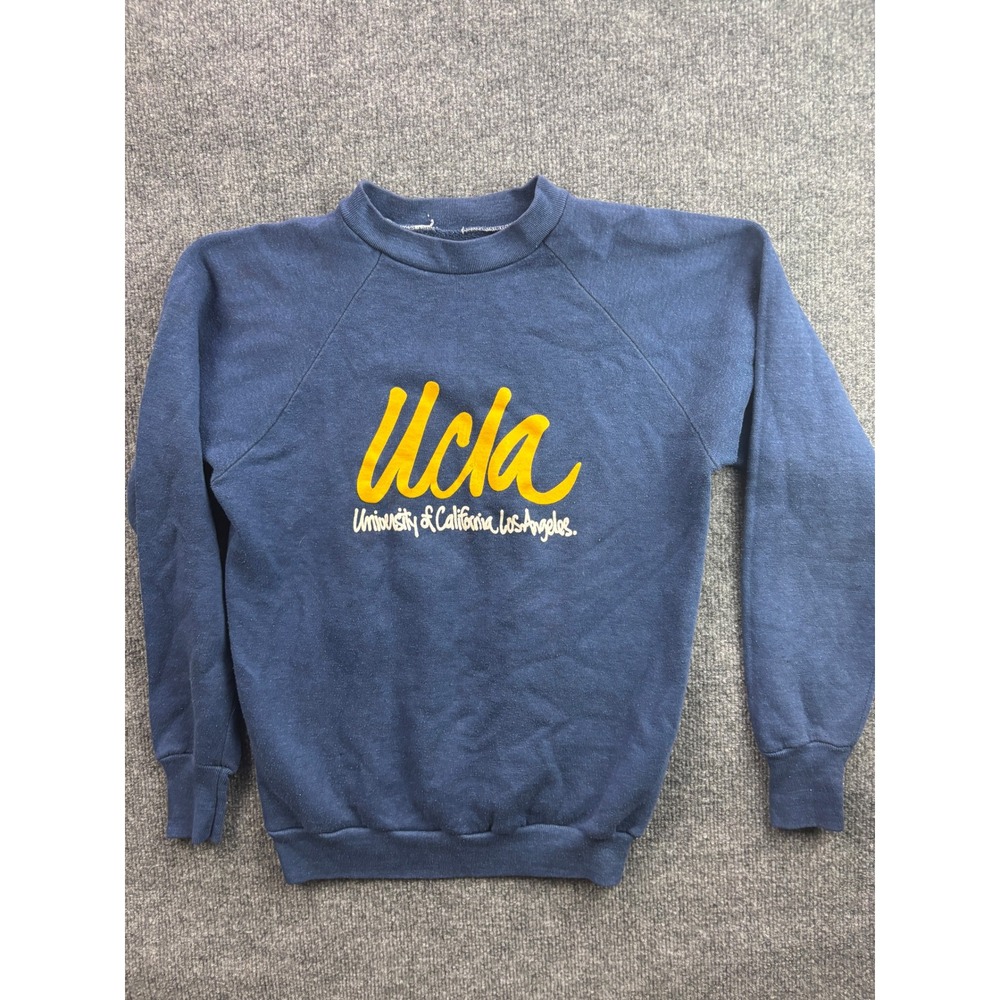 Vintage UCLA Sweatshirt Unisex S Blue Raglan University California Los Angeles
